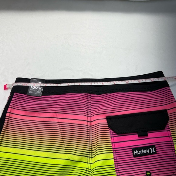 NWT Hurley Boys Board Swim Shorts - Pink, Yellow, Blue - Picture 9 of 9